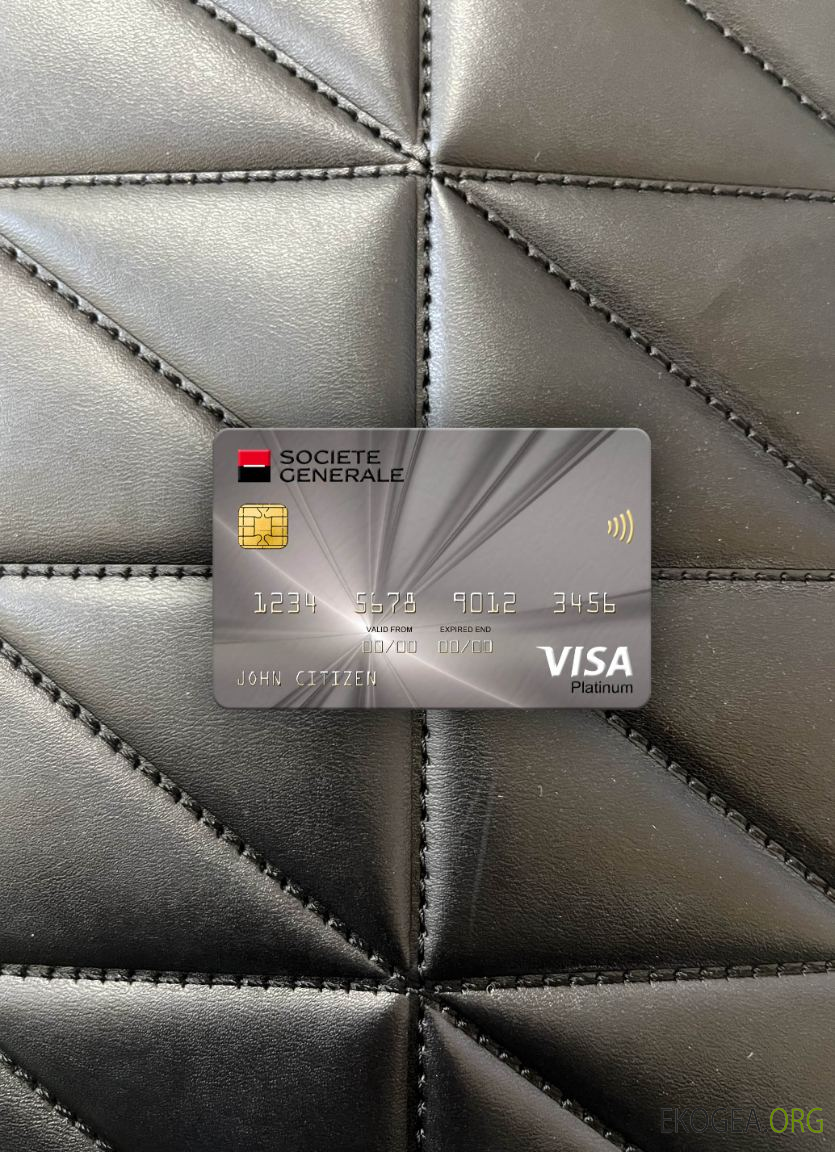 Serbie Société Générale banque visa carte platine photolook ,